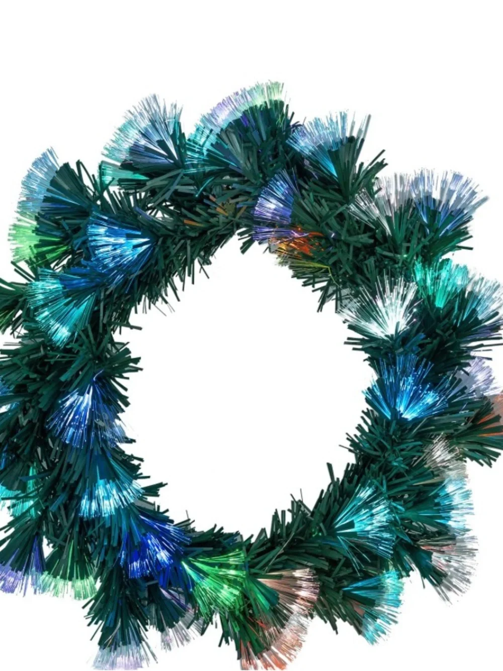 TREEDANART 24 Inch Pre-Lit Wreath